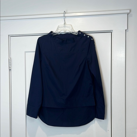 J. Crew Classic Navy Blouse size 2. - Picture 1 of 9